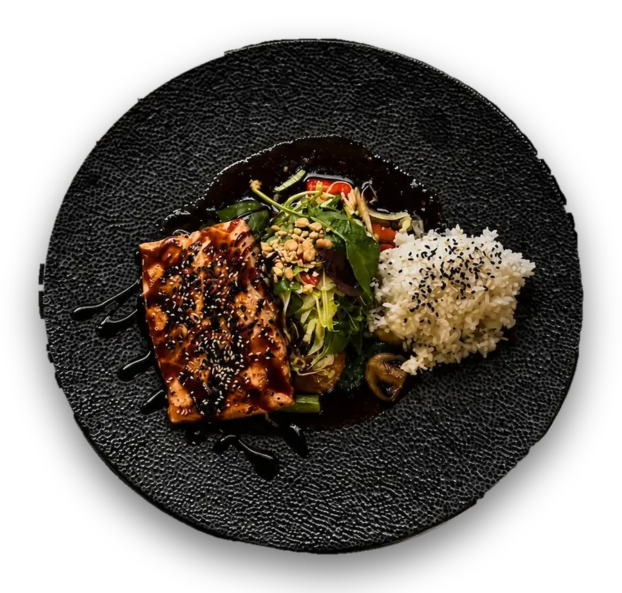 Teriyaki-Lachs